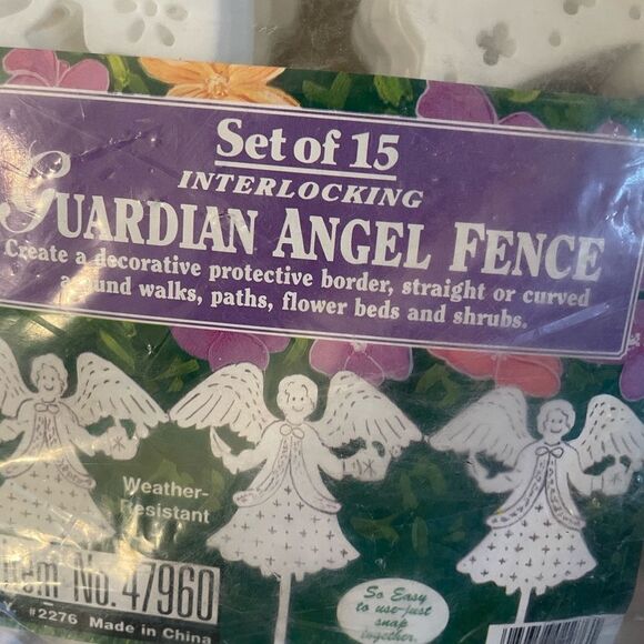 Guardian Angel Fence 15 Interlocking Angels - Picture 4 of 11